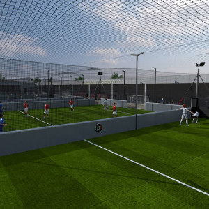 Our 10 outdoor fields are made with the latest generation of artificial turf imported from Italy